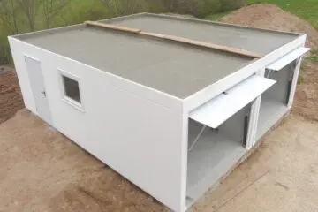 Beton-Fertiggarage – mangelhafte Dachabdichtung