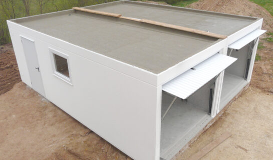 Beton-Fertiggarage – mangelhafte Dachabdichtung