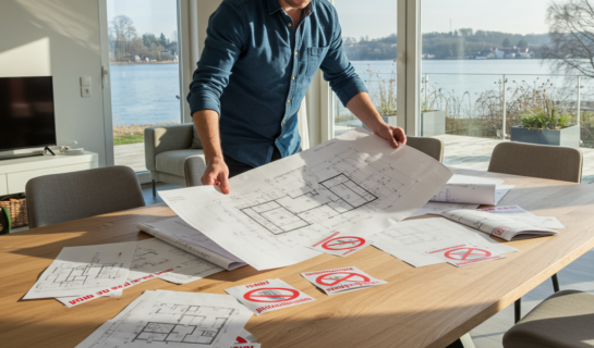 Baugenehmigung zum Anbau an ein bestehendes Wohnhaus