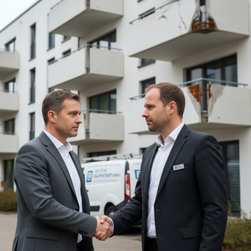 Der Bauträger bei der unwirksamen Abnahme des Gemeinschaftseigentums durch den WEG-Verwalter: mangelhafte Balkone bleiben Streitpunkt.